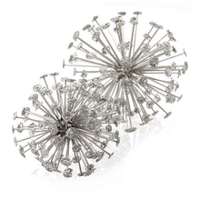 Load image into Gallery viewer, Decorative Orb Tabletop Sculptures (Set of 2) - Silver