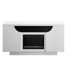 Load image into Gallery viewer, Alessia - Electric Fireplace With Multi Color LED And Flame Settings