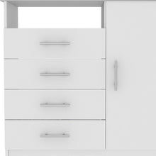 Load image into Gallery viewer, 4 Drawer Combo Dresser - White