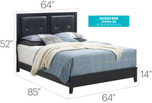 Load image into Gallery viewer, Padded Headboard Bed