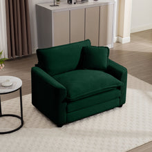 Load image into Gallery viewer, Modern Classic Fabric Single Chair Deep Seat Sofa With Pillow