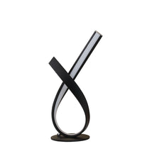 Load image into Gallery viewer, 17" Bedside LED Table Lamp - Black