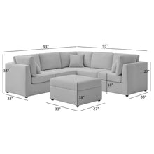 Load image into Gallery viewer, Chauncy - Sectional With Storage Ottoman
