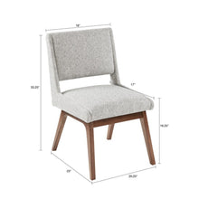 Load image into Gallery viewer, Boomerang - Dining Side Chair With Upholstered Cushions (Set of 2) - Light Gray