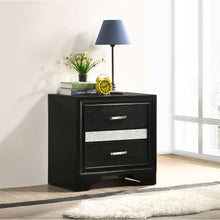 Load image into Gallery viewer, Transitional 2 Drawer Nightstand With Hidden Jewelry Tray