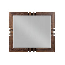 Load image into Gallery viewer, Oak Reclaimed Rectangular Mirror - Dark Brown