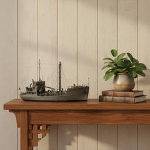 Load image into Gallery viewer, Hand Painted Model Boat (624312) - Dark Gray