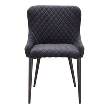 Load image into Gallery viewer, Tufted Upholstered Velvet Dining Side Chair - Gray