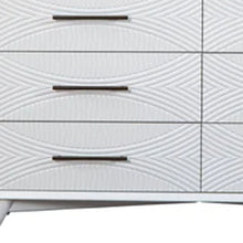 Load image into Gallery viewer, Solid Wood 6 Drawer Double Dresser - White