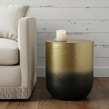 Load image into Gallery viewer, 22" Round Metal End Table - Gold