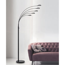 Load image into Gallery viewer, 82" Five Light LED Arc Floor Lamp - Bronze