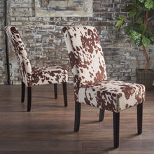 Load image into Gallery viewer, Contemporary Dining Chair With Rubberwood Legs (Set of 2)