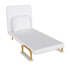 Load image into Gallery viewer, 3 In 1 Convertible Folding Sofa Bed With Adjustable Backrest And Pillow