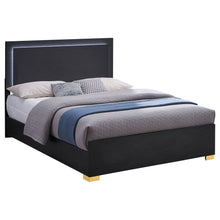 Load image into Gallery viewer, Jeremiah - LED Panel Bed With Touch Controlled Lighting