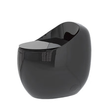 Load image into Gallery viewer, Modern Egg Shape Toilet 1.28 Gpf Single Flush Ceramic