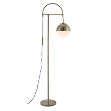 Load image into Gallery viewer, Crossed Floor Lamp - White And Brushed Bronze
