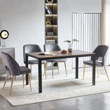 Load image into Gallery viewer, Dining Chairs With Metal Legs And Hollow Back Upholstered Dining Chairs