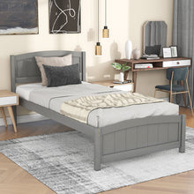 Load image into Gallery viewer, Platform Bed & Headboard, Footboard And Wood Slat Support