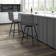 Load image into Gallery viewer, Swivel Counter Stool - Gray