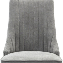 Load image into Gallery viewer, Tufted Solid Wood Dining Side Chairs (Set of 2) - Gray / Brown