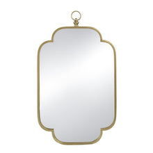 Load image into Gallery viewer, 36" Novelty Iron Framed Accent Mirror - Gold