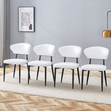 Load image into Gallery viewer, Minimalist Ergonomic Dining Chair With Curved Backres (Set of 4)