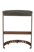 Load image into Gallery viewer, Iron Backless Counter Height Bar Chair - Gray And Copper