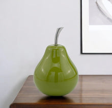 Load image into Gallery viewer, Buffed Pear Sculpture - Green