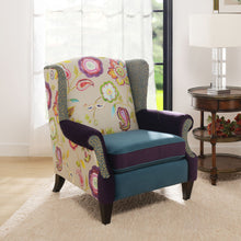Load image into Gallery viewer, Anya - Boho Chic Wingback Accent Arm Chair