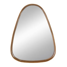 Load image into Gallery viewer, Irrgeular Mirror With Frame, Wall Mirror For Living Room Bathroom Entryway - Brown