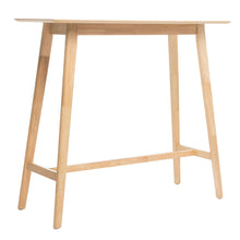 Load image into Gallery viewer, Bar Height Dining Table With Splayed Legs And Elongated Rectangular Top