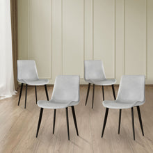 Load image into Gallery viewer, Modern Dining Chair With Carbon Steel Legs