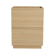 Load image into Gallery viewer, Modern Freestanding Bathroom Vanity Cabinet With Double Drawer