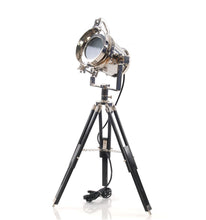Load image into Gallery viewer, Alum Spot Light On Wooden Stand - Silver