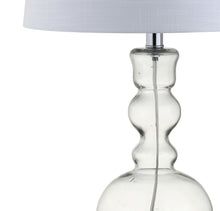 Load image into Gallery viewer, Novelty Table Lamps LED With Drum Shades (Set of 2) - Clear