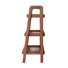 Load image into Gallery viewer, Premium Storage Organizer, 3-Tier Beech Shoe Rack For Entryway, Living Room - Walnut