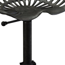 Load image into Gallery viewer, Backless Adjustable Height Bar Chair With Footrest 23" - Black