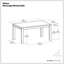 Load image into Gallery viewer, Wilson - Handcrafted Dining Table