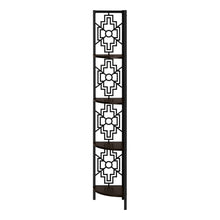Load image into Gallery viewer, Four Tier Corner Bookcase (376535) - Espresso