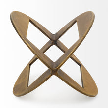 Load image into Gallery viewer, Geometric Orb Tabletop Sculpture - Gold