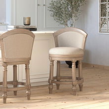 Load image into Gallery viewer, Barrel Back Stool With Swivel