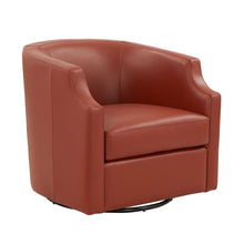 Load image into Gallery viewer, Emmett - Swivel Glider Barrel Chair With Clip Arm Design