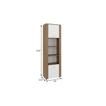 Load image into Gallery viewer, One Tier Bookcase With One Door (724352) - Beige