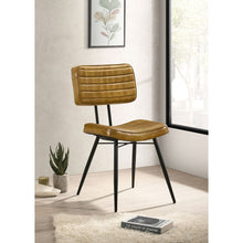 Load image into Gallery viewer, Tufted Side Chairs Upholstery And Tapered Legs (Set of 2) - Camel