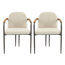 Load image into Gallery viewer, Modern Dining Chair Set With Durable Iron Frame And Comfortable Fabric Upholstery