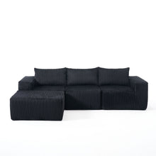 Load image into Gallery viewer, L - Shape Modern Minimalist Modular Sectional Sofa, Upholstered Cloud Couch With Deep Seats
