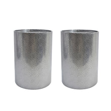 Load image into Gallery viewer, Modern Round Accent Table With Hammered Surface