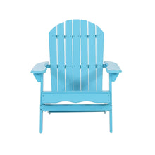 Load image into Gallery viewer, Malibu Transitional Adirondack Chair With Foldable Design - Blue
