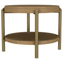 Load image into Gallery viewer, Benson - Round Table With Storage Shelf