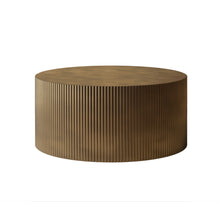 Load image into Gallery viewer, Modern Wave Stripe Round Coffee Table With Spacious Top